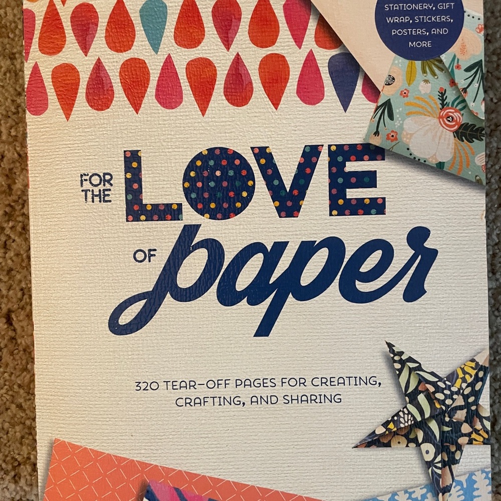 Colorful Crafting Paper Book